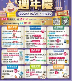 2024年10-11月份DM 週年慶