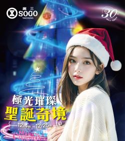 廣三SOGO 極光璀璨 聖誕奇境