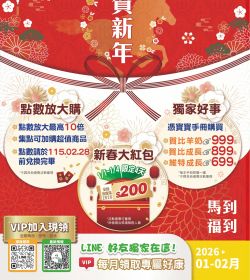 啄木鳥藥局 2026年01-02月份DM